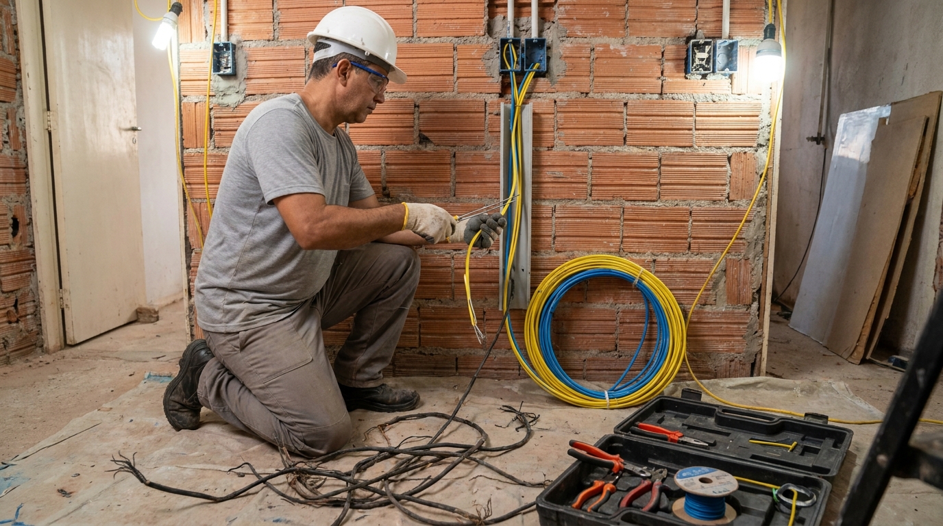 Adequação de Fiação em Blumenau‑SC