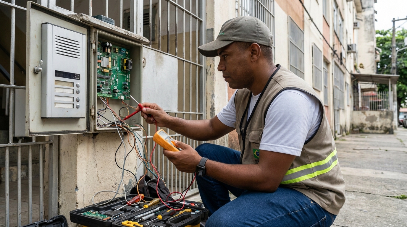 Reparo de Placa e Campainha em Blumenau‑SC