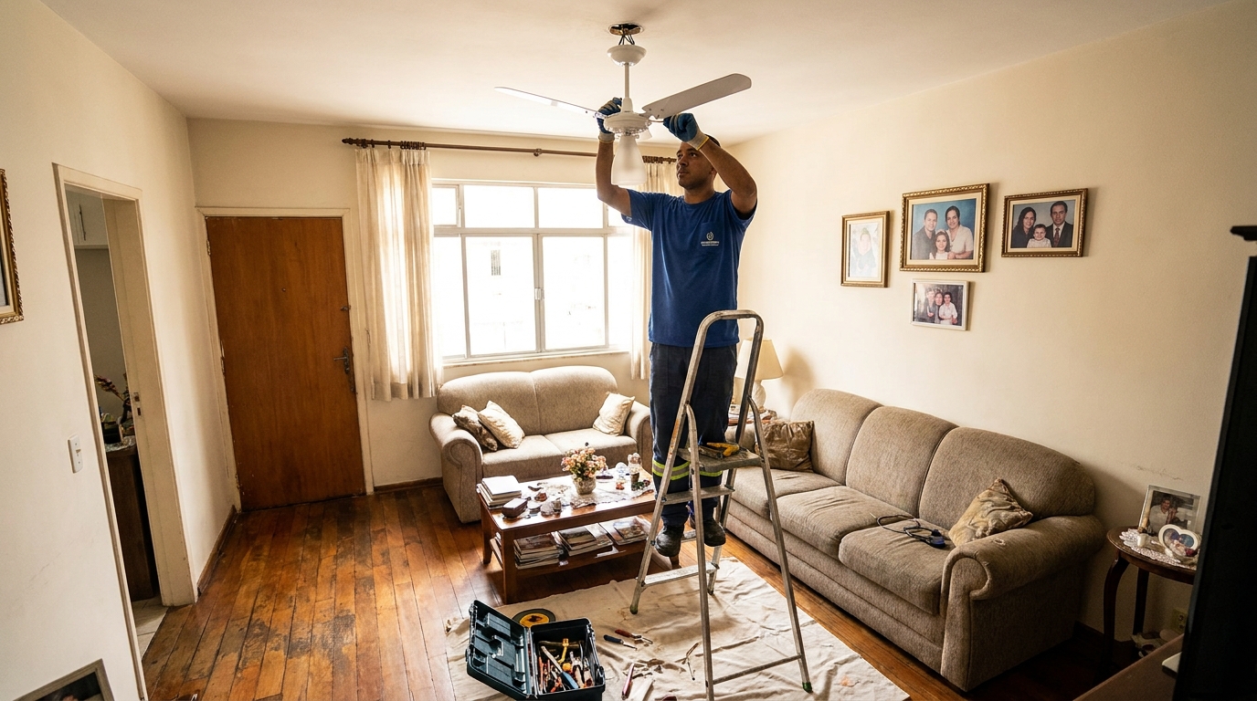 Substituição de Ventilador em Blumenau‑SC